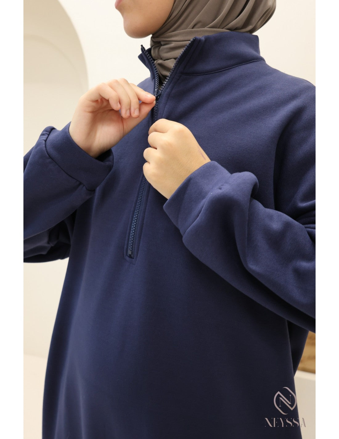 Robe Sweat zipee